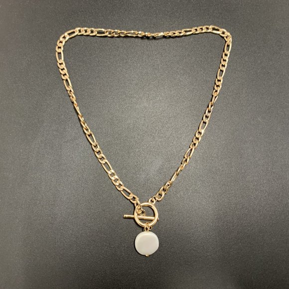 💕Last one Flawless Pearl Metal Choker Toggle - Picture 5 of 10